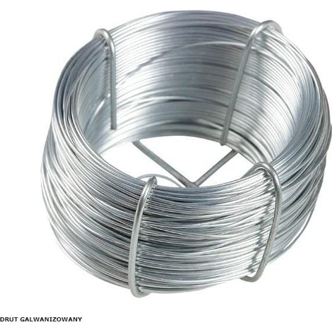 Alambre galvanizado Greenmill de 50 m de diámetro y 0,8 mm