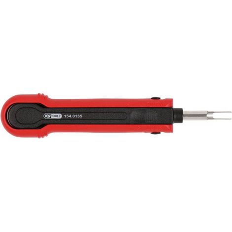 KS Tools Kabel-Entriegelungswerkzeug für Flachsteckhülsen 9,5 mm, Art.Nr. 154.0135