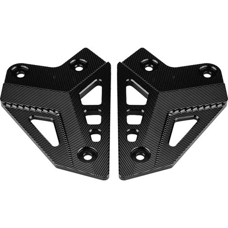 Repose-pieds moto protecteur talon garde-boue pour Kawasaki Z900 2017 noir