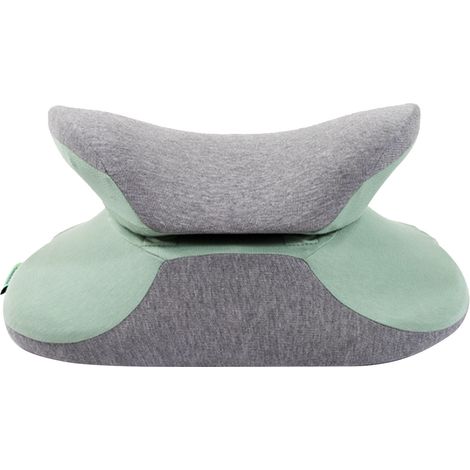 Coussin de sieste en mousse à mémoire de forme pour bureau, école et étudiant, vert fruit 38x33x15cm (1/5)
