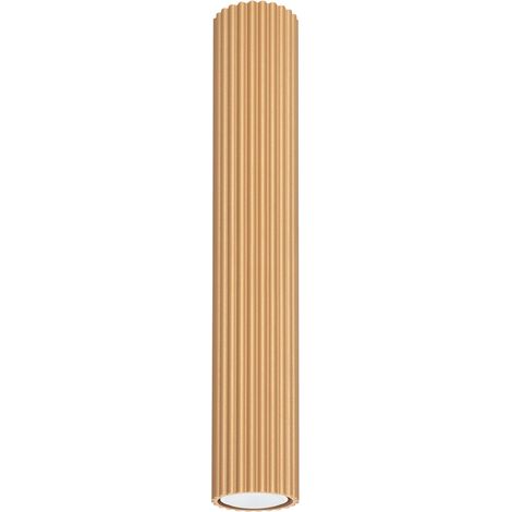 Spot Leuchte Decke Aluminium GU10 Ø 6,5 cm Aufputz in Gold rund Modern (1/5)