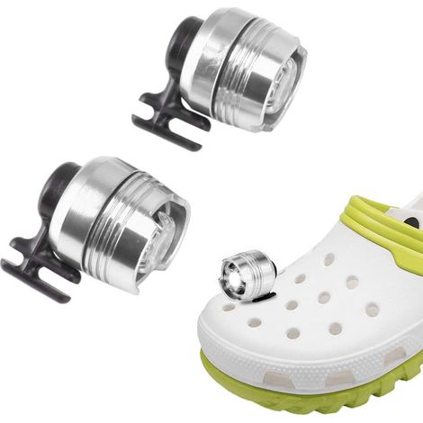 Tragbare 2-teilige Lampe für Holzschuhe, silber (1/5)