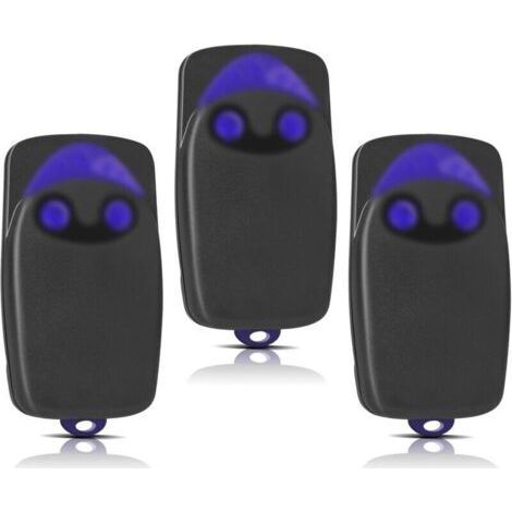 3 Pièces Remplacement pour télécommande NICE, télécommande portail 433,92MHz 2 canaux, compatible avec Flo1r-s, Flo2r-s, Flo4r-s (1/4)