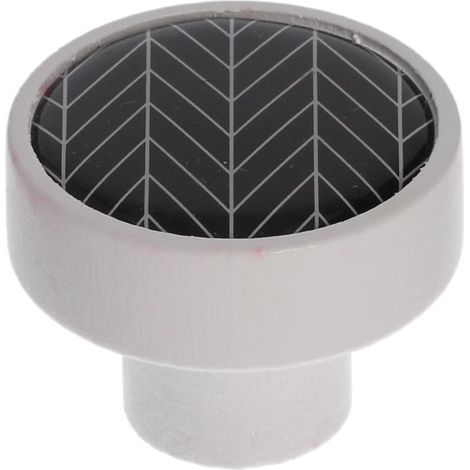 Pomello GD08, bianco opaco, spina di pesce (1/4)
