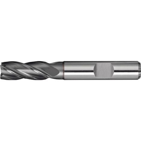 Schaftfräser DIN844 Typ N D.5mm HSS-Co8 TiCN 4 Schneiden kurz (1/4)