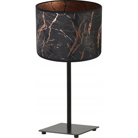 LÁMPARA DE MESA GIA, PANTALLA CON PATRÓN DE COBRE (1/5)