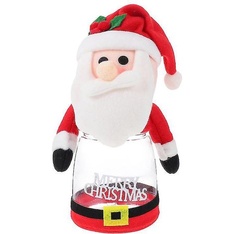 1 Stück Bonbonglas mit Weihnachtsmann-Motiv (1/3)