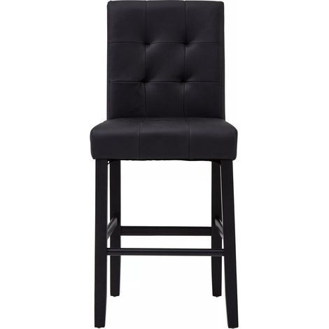 Interiors by Premier Park Bar Chair, High Backrest Breakfast Bar Chair, Footrest Living Bar Chair for Kitchen & Home Bar (1/5)