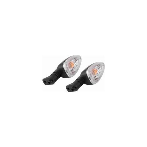 Paire de clignotants de moto, indicateur de Direction pour BMW F800 Transparent