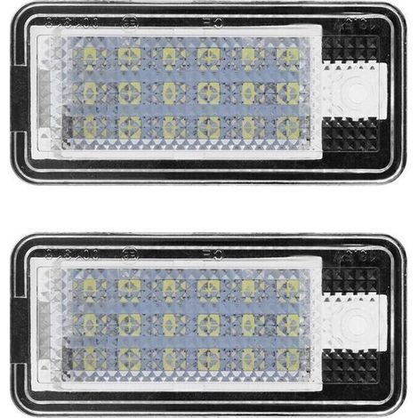 Ulisem2 pièces voiture Led numéro Hop-Lpl0114 plaque lampe ampoule Kit pour Audi A3 S3 A4 S4 B6 B7 A6 C6 S6 A