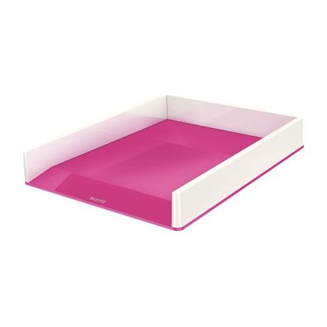 Leitz 53611023 vassoio da scrivania Polistirolo Metallico, Rosa (1/4)