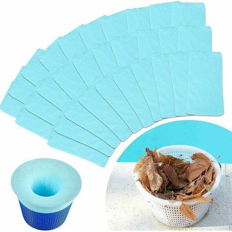 VURAHOME – 30 Stück Poolskimmer-Socken, SL.GT, Poolfilter-Schutznetz-Socken, Feinmaschige Filtersocken (1/5)