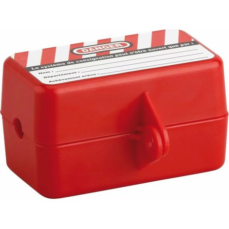 Consignation pour prise 220v, verrouillage par 1 cadenas - THIRARD (1/4)
