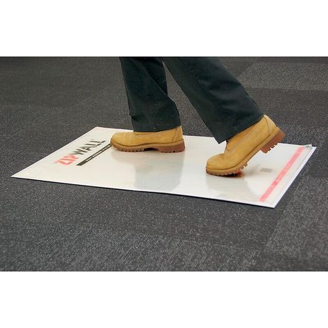 Kit tapis collant anti-poussière et antidérapant Zipwall Mat Starter Kit. 30 feuilles - HILAIRE SA