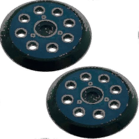 Plateaux de ponceuse orbitale 8 trous 125 mm (2 pièces) – Compatibles avec les modèles Makita M9204, Bo5030, Bo5031, Dbo180z, Bo8041 et Bo5041. Plus d'informations. (1/3)