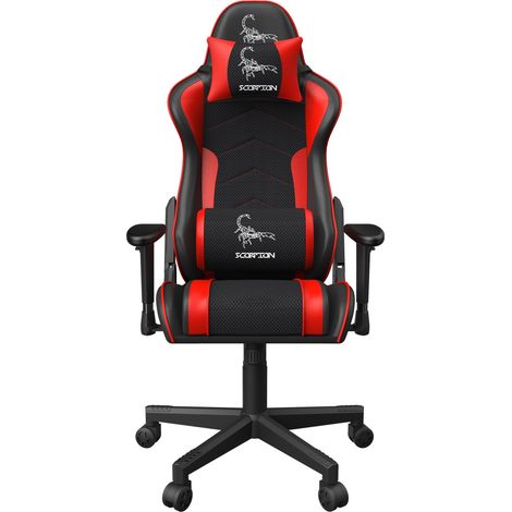 Gembird GC-SCORPION-02X Sedia da gioco Nero Rosso (1/5)