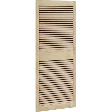 Maison Exclusive - Puerta de Armario con puerta Natural 140,5 x 2