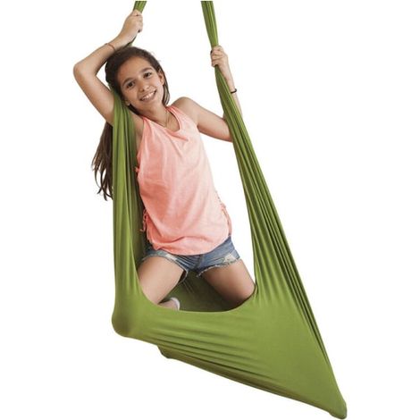 Guenille sensorielle thérapeutique pour enfants et adultes, bleu océan, 100x280 cm avec fixation murale (1/4)