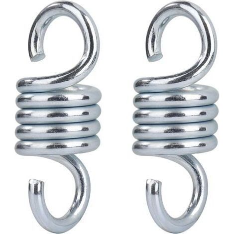 FENOPLASTICACrochet à Ressort Hamac  Charge Maximale 500 kg pour Jardin Porche Balançoire Chaise Suspendue 2 pièces (1/5)