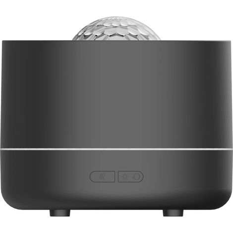 Humidificateur d'ambiance à projection de ciel étoilé (noir), lumières 7 couleurs, réservoir d'eau de 200 ml, arrêt automatique (1/5)