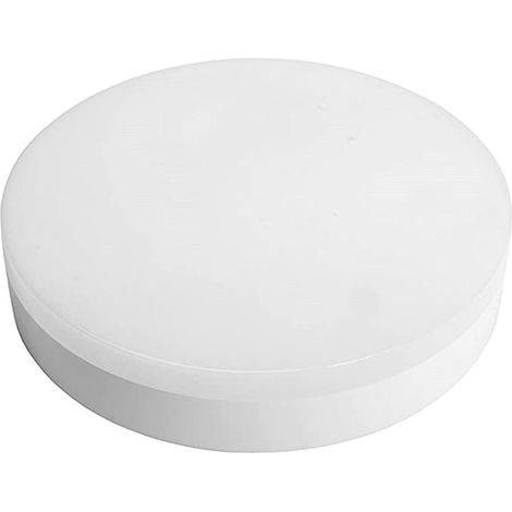 Luminaire Plafonnier LED 12W, Applique moon essentiel plastique blanc, 4000K 800lm - Digilamp (1/5)