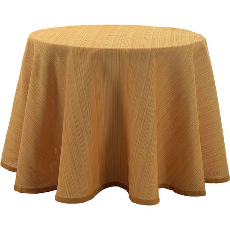 Nappe pour Table Ronde de 80 Doré (1/5)