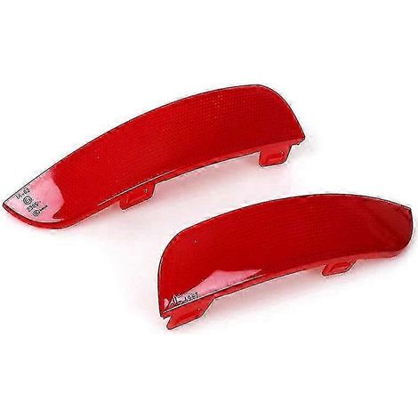 Passend für Volvo S40 V50 Modelle der Baujahre 2008, 2009, 2010, 2011–2015. Rote Reflektorlinse für den hinteren Stoßfänger (Leuchtmittel nicht enthalten).