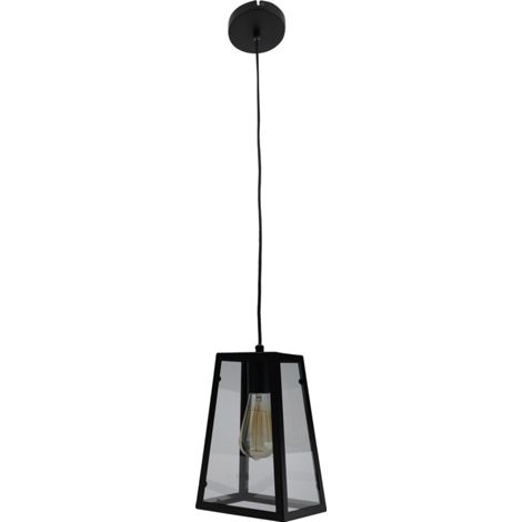 Naeve ALEX Lanternes Suspension Plafonnier Noir 1xE27