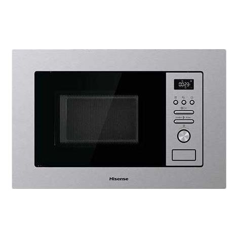 Microondas Integrable Hisense BIM320G41X 20L 800W Grill Acero Inox