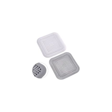 Filtro de silicona para el cabello con ventosa, universal para ducha y bañera, protege los desagües y evita obstrucciones - Crezuo (1/4)