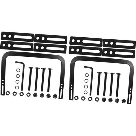 2ensembles Butées de Matelas Antidérapantes Supports de Fixation Métalliques pour Empêcher Le Glissement Sommiers Bloqueurs de Matelas pour Stabilisation (1/5)