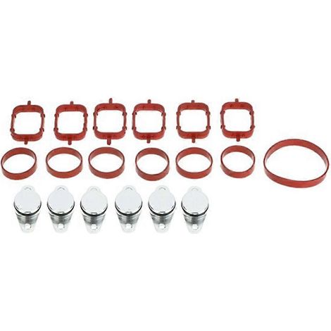 Kit de 19 bouchons et joints d'obturation pour collecteur d'admission d'air (réf. 11612246945) pour BMW 525D, 530D, 535D, X3, X5, X6, M47, M57N (Elring 1617790198)