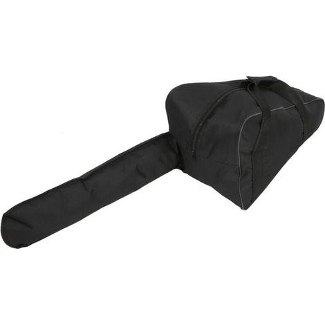 Sacoche de transport pour tronçonneuse Sac portable robuste en tissu Oxford imperméable pour bûcheron(Noir) (1/4)