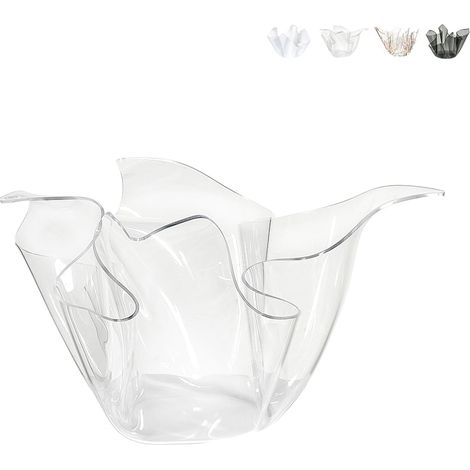Vase pour plantes d'intérieur en plexiglas transparent seau à glace Drappeggi - Transparent (1/5)