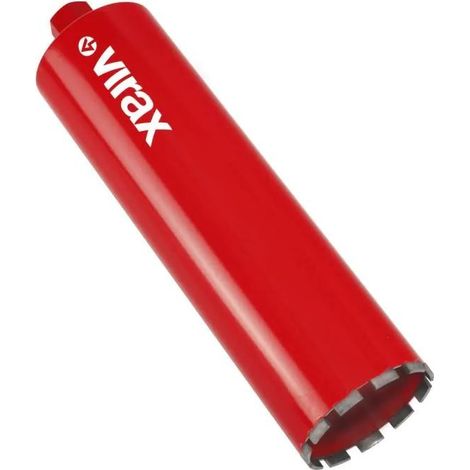 Virax – Couronne diamantée pour carotteuse Ø102mm – Longueur utile 430mm – Pour béton armé et matériaux abrasifs – Résistance extrême à l’arrachement