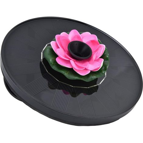 Lampes Solaires pour Bassin, Fontaine Solaire Flottante, 4 Styles de Pulvérisation, Fontaine Solaire, Mini Fontaine à Eau à énergie Solaire, Pompe de Fontaine à Eau Solaire avec (1/5)