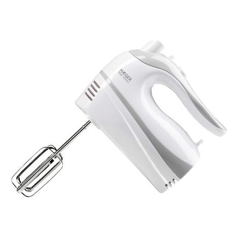 Mixer haeger max Mixer 500w - 5 Geschwindigkeiten + Turbo - 2 Rührbesen - 2 Rührklingen - 2 Teigbesen - 2 Rührstäbe
