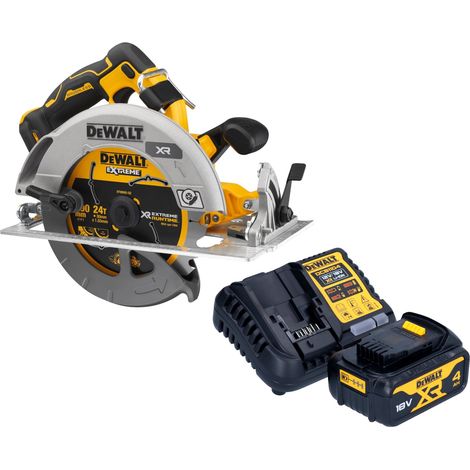 DeWalt DCS 573 M1 Sierra circular sin cable 18 V 190 x 30 mm sin escobillas + 1x batería 4,0 Ah + cargador (1/5)