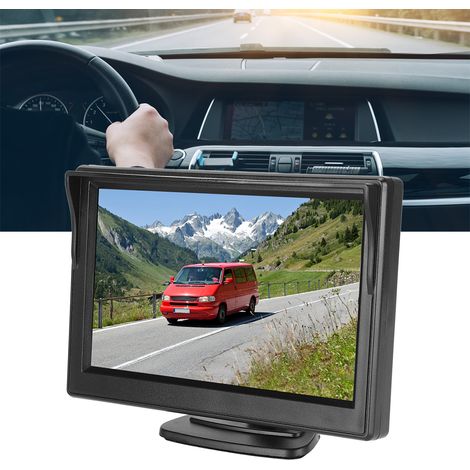 5-Zoll-TFT-Monitor, hochauflösendes PAL/NTSC-Rückfahrdisplay, Fahrzeugsicherheitssystem (1/5)