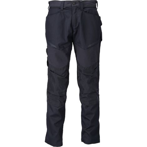 Pantalon de travail avec poches genouillères MASCOT Customized - 22479-230-Bleu marine-76-41