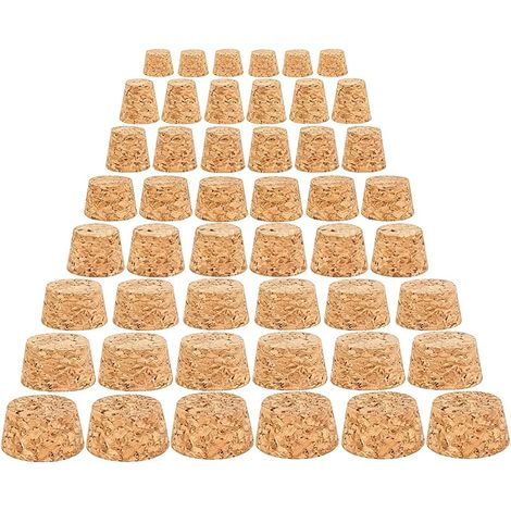 Bouchon Liege Conique 48pcs Bouchons en Liege pour Bouteille Vin Verre (1/5)
