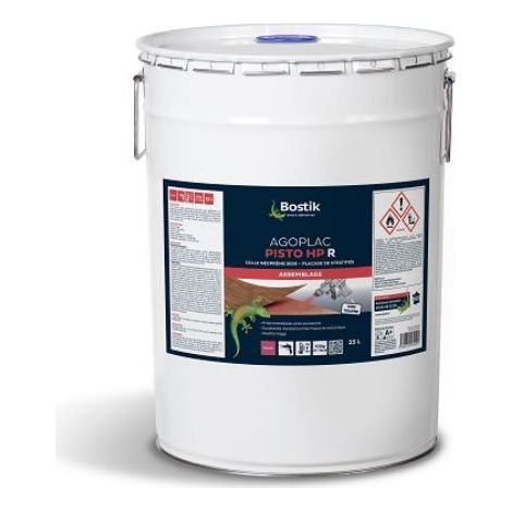 25-Liter-Fass mit Agoplac High Perf-Pistolenkleber. Neopren - BOSTIK - toluolfrei - rot - 30607145