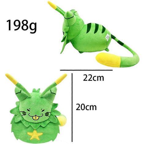 Nouveau Regretevator Gnarpy Game Peripherals Peluche Chat Vert