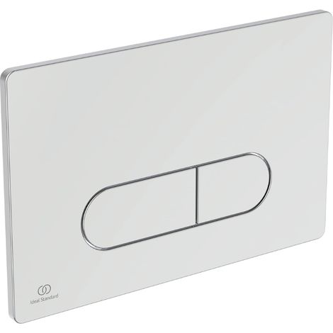 Ideal Standard Oleas M1 Mechanical Dual Flush Plate - White (1/2)
