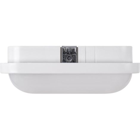 Plafonnier extérieur carré blanc 16cm LED 18W IP54 Struhm (1/3)