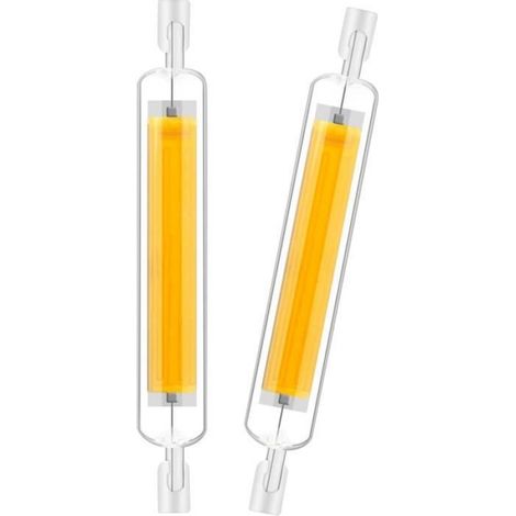 Ampoule LED R7S - 118 mm - 20 W - 2000 lm - Blanc Chaud - Dimmable - Pour Éclairage Intérieur (1/4)
