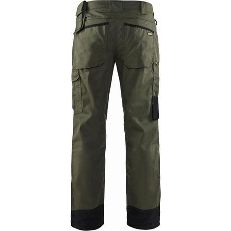 Landschaftsgärtner-Hose - BLAKLADER - Waffengrün / Schwarz T.50 145418354699-C56