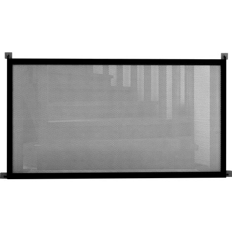 Verstellbares Treppenschutzgitter 134 cm - Set ohne Befestigungsmaterial mit 7 Rohren, Stangen und Haken zur einfachen Montage (Weiß/Kaffee/Mehrfarbig) (1/5)