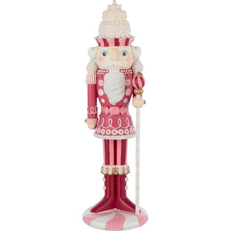 Casse-Noisette Déco "Bonbon" 38cm Rose (1/4)