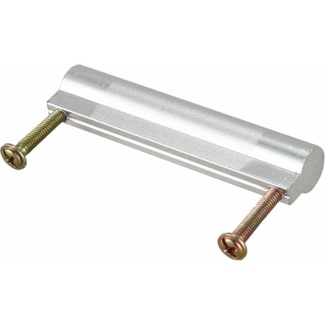 Poignée de porte de meuble de 7,1 cm de long avec poignée en aluminium à vis